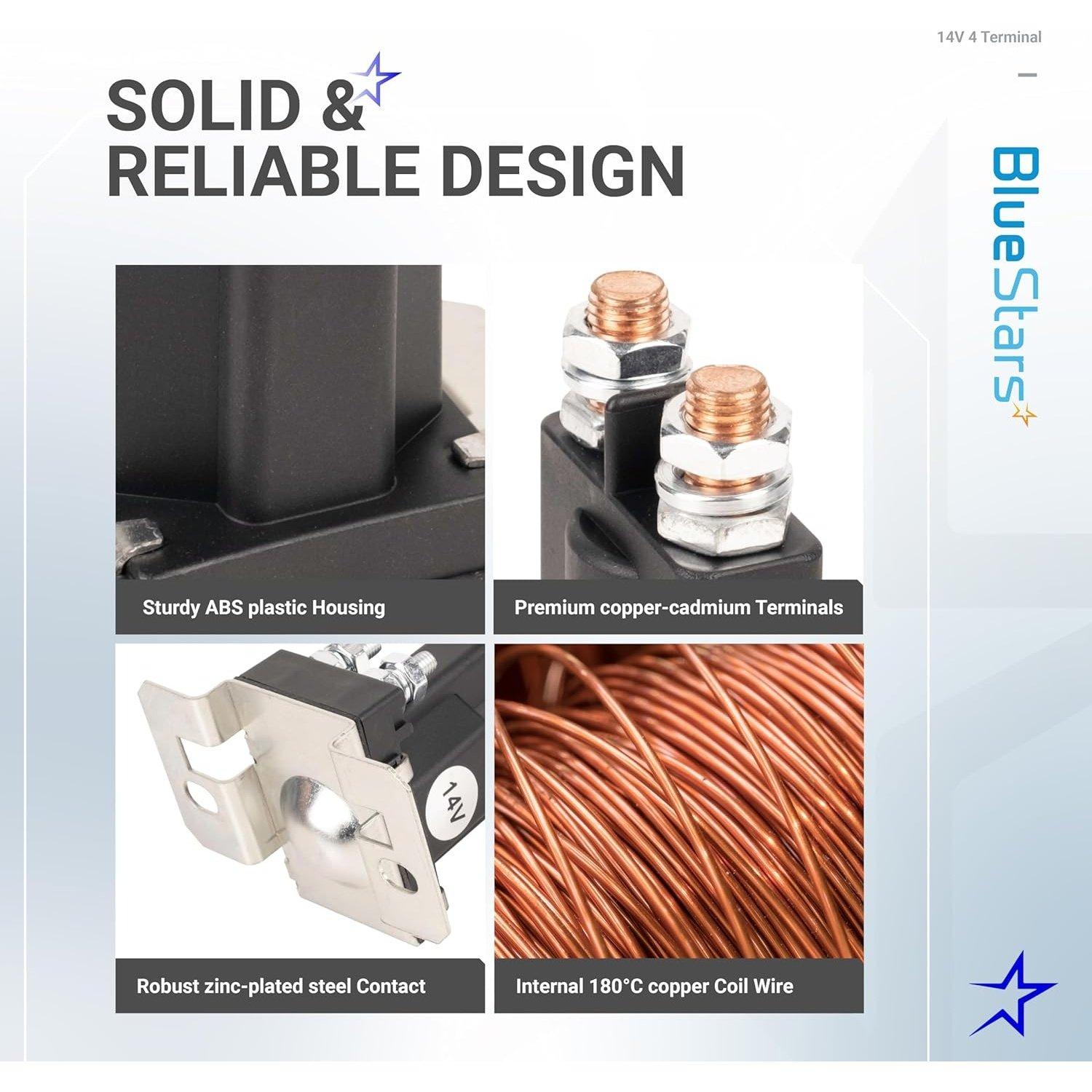 [Lifetime Warranty] 14V Golf Cart Solenoid 4-Terminal image 5