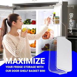 DA97-12650A RIGHT SIDE Door Shelf Basket Bin thumbnail 4