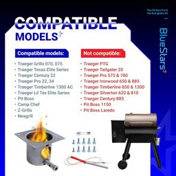 [Lifetime Warranty] Stainless Steel Fire Burn Pot and Hot Rod Ignitor Kit thumbnail 4
