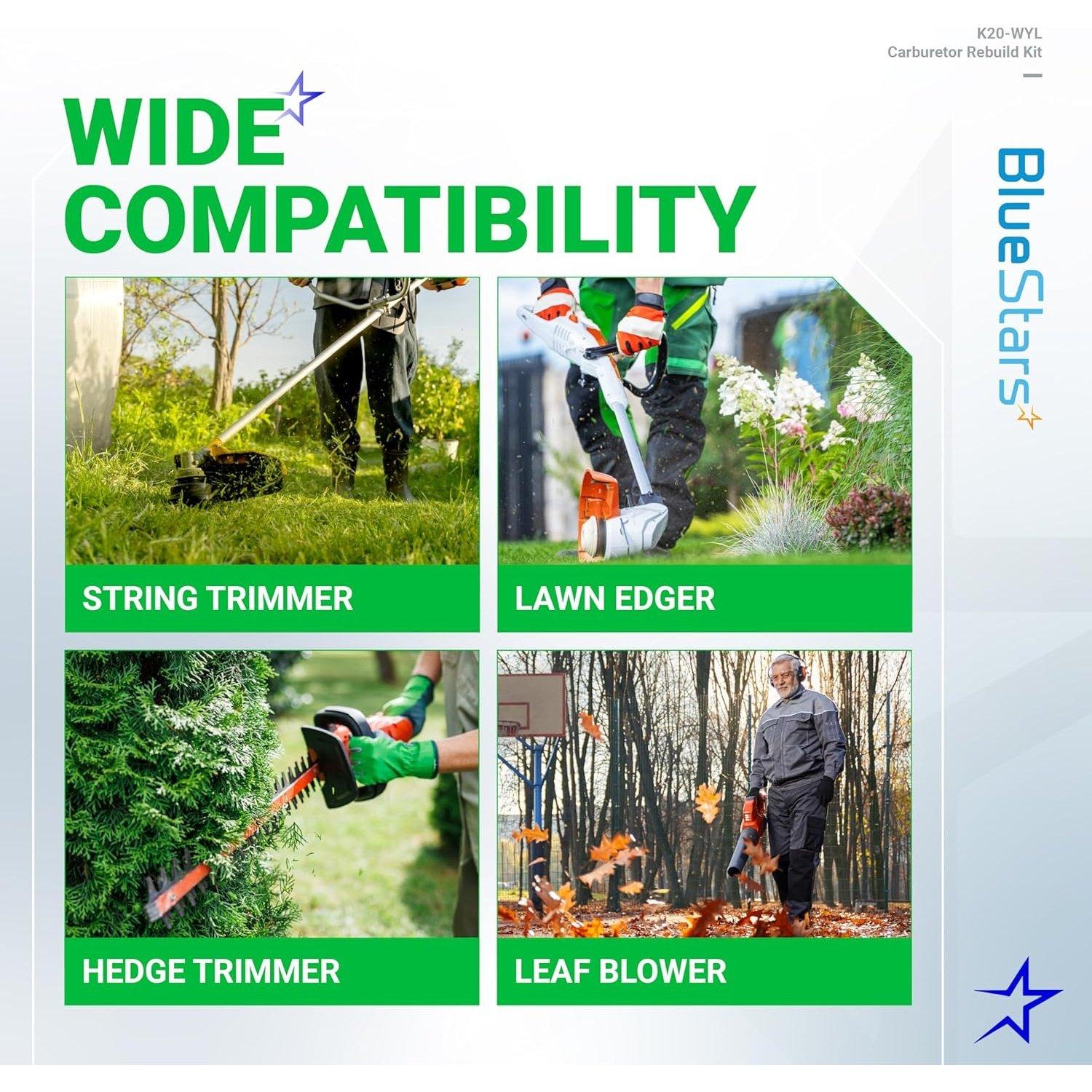 [Lifetime Warranty] K20-WYL Carburetor Rebuild Kit with Primer Bulb image 6