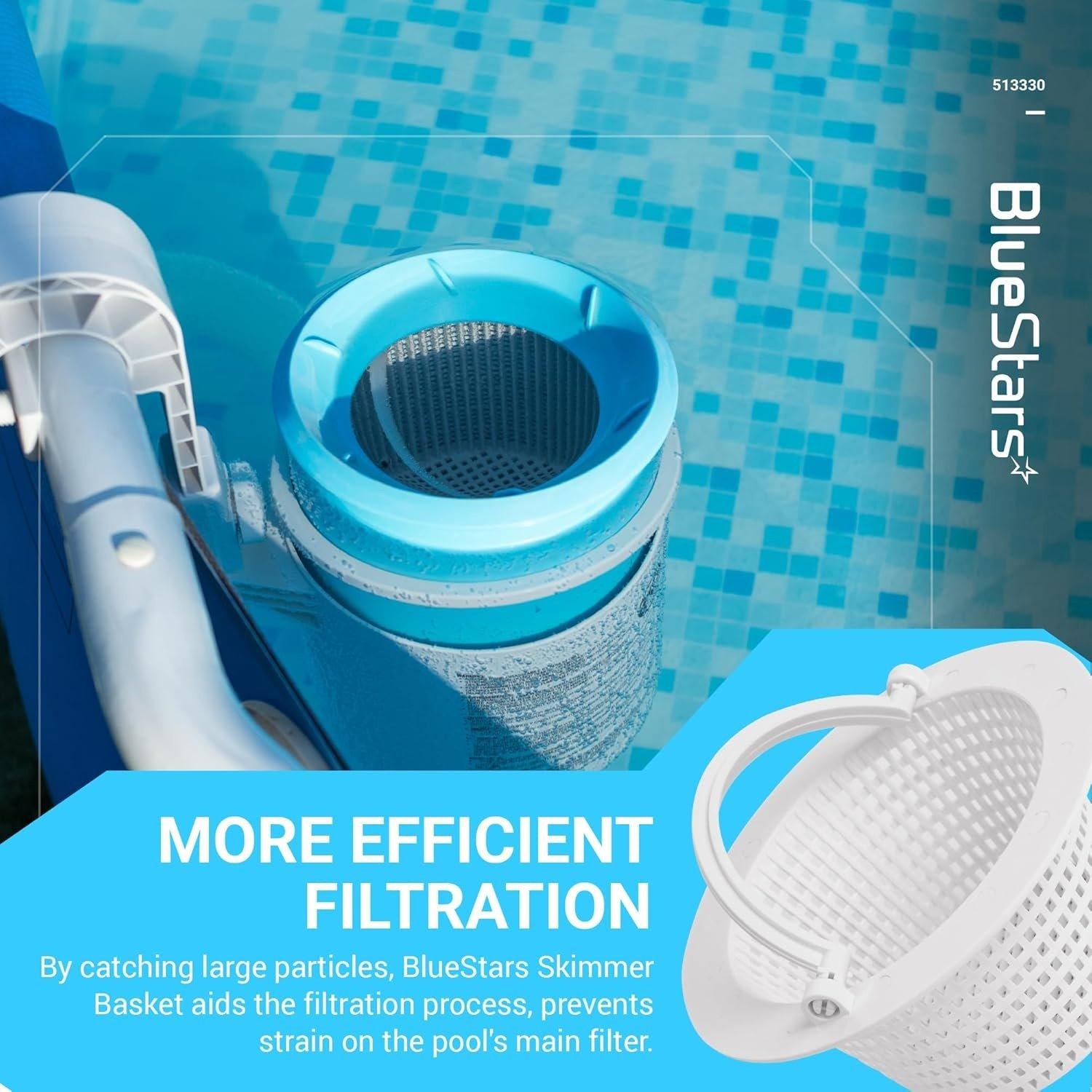 513330 Above Ground Pool Skimmer Basket - Pack of 2 image 1