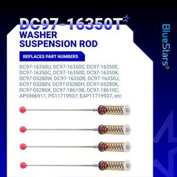 [Lifetime Warranty] DC97-16350T DC97-16350U Suspension Rods 26.2" - Fit WA50R5200AW/US WA50R5400AV/US WA50R5400AW/US WA45T3200AW/A4 WA45N3050AW/A4 WA50R5200AV/A4 Samsung Top Load Washer - Pack of 4 thumbnail 5