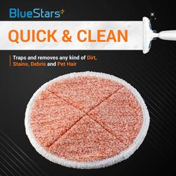 [Lifetime Warranty] Mop Pads Replacement for Bissell Spinwave 2124 2039A 2039 2307 23157 20391 20399 Hard Floor Mop Cleaners - 8 Heavy Scrub Pads (Orange) thumbnail 6