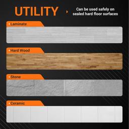 [Lifetime Warranty] Mop Pads Replacement for Bissell Spinwave 2124 2039A 2039 2307 23157 20391 20399 Hard Floor Mop Cleaners - 8 Heavy Scrub Pads (Orange) thumbnail 4