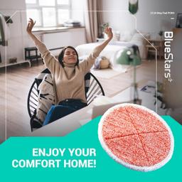 [Lifetime Warranty] Mop Pads Replacement for Bissell Spinwave 2124 2039A 2039 2307 23157 20391 20399 Hard Floor Mop Cleaners - 8 Heavy Scrub Pads (Orange) thumbnail 7