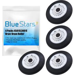 [Lifetime Warranty] 4581EL3001E Dryer Drum Roller Replacement – Compatible with LG & Kenmore Dryers - Replaces 4581EL3001A 4581EL3001F PS7321740 - Pack of 4 thumbnail 0