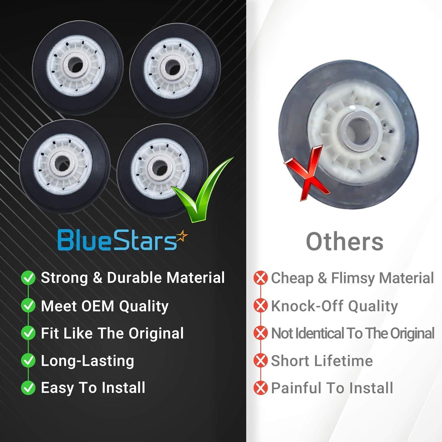 [Lifetime Warranty] 4581EL3001E Dryer Drum Roller Replacement – Compatible with LG & Kenmore Dryers - Replaces 4581EL3001A 4581EL3001F PS7321740 - Pack of 4 image 5