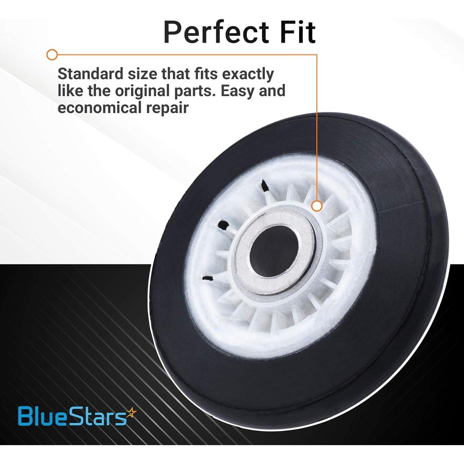 [Lifetime Warranty] 4581EL3001E Dryer Drum Roller Replacement – Compatible with LG & Kenmore Dryers - Replaces 4581EL3001A 4581EL3001F PS7321740 - Pack of 4 image 4