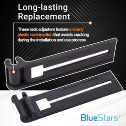 [Lifetime Warranty] W10195839 Dishwasher Rack Adjuster - Compatible with Whirlpool Kenmore KitchenAid Jenn-Air Dishwashers - Replaces WPW10195839 PS11750092 AP6016799 - Pack of 2 thumbnail 3