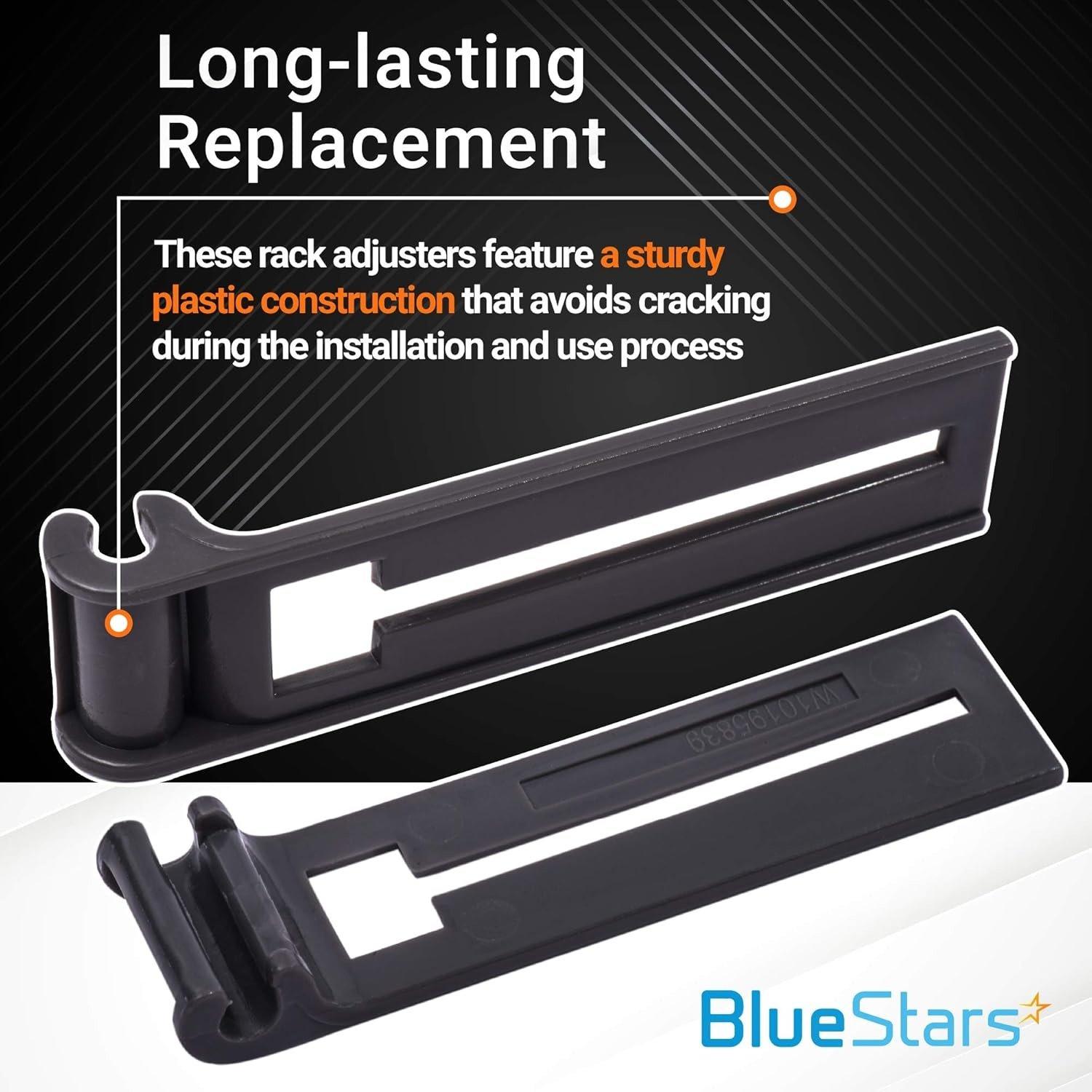 [Lifetime Warranty] W10195839 Dishwasher Rack Adjuster - Compatible with Whirlpool Kenmore KitchenAid Jenn-Air Dishwashers - Replaces WPW10195839 PS11750092 AP6016799 - Pack of 2 image 3