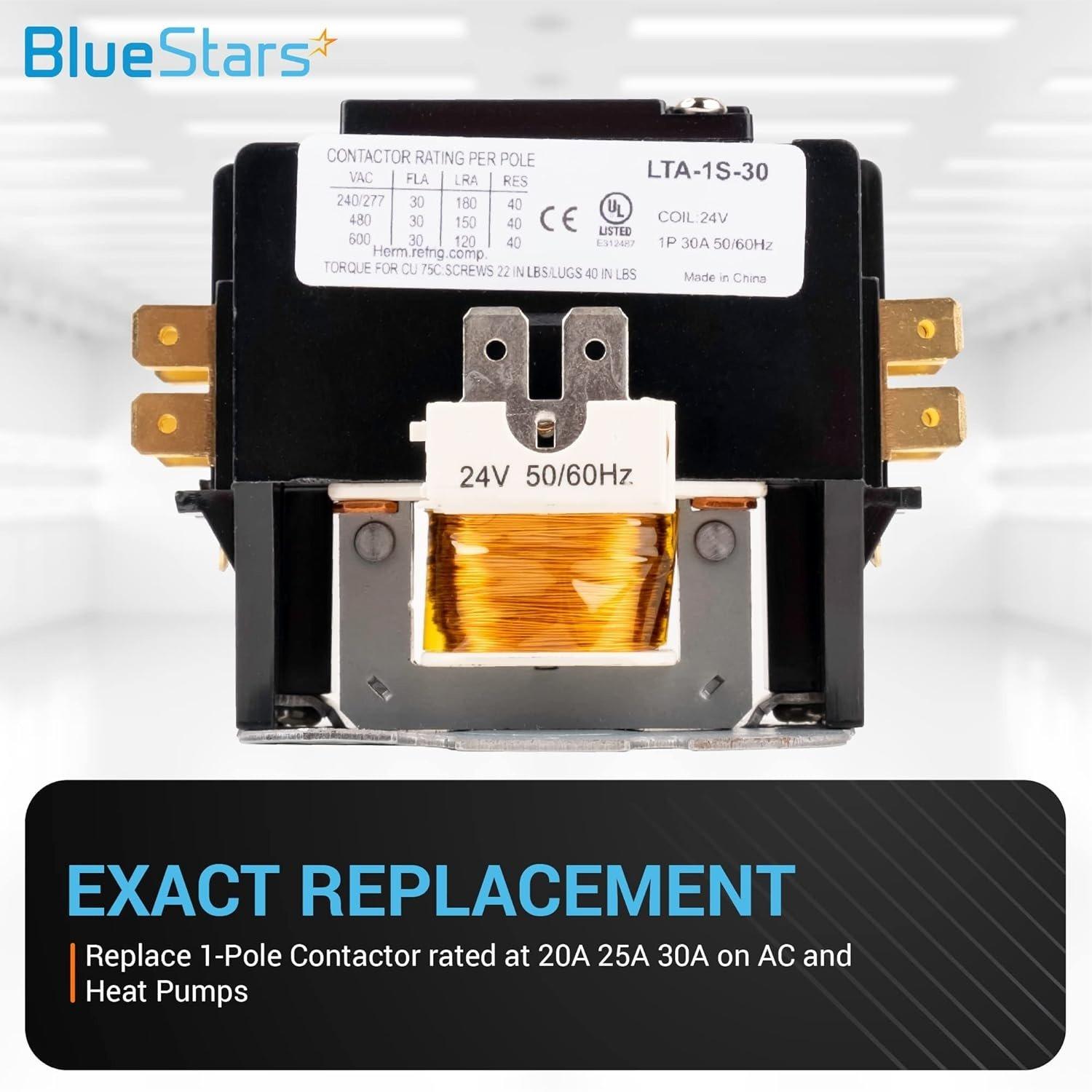 1 Pole 30 Amp 24V Contactor image 2