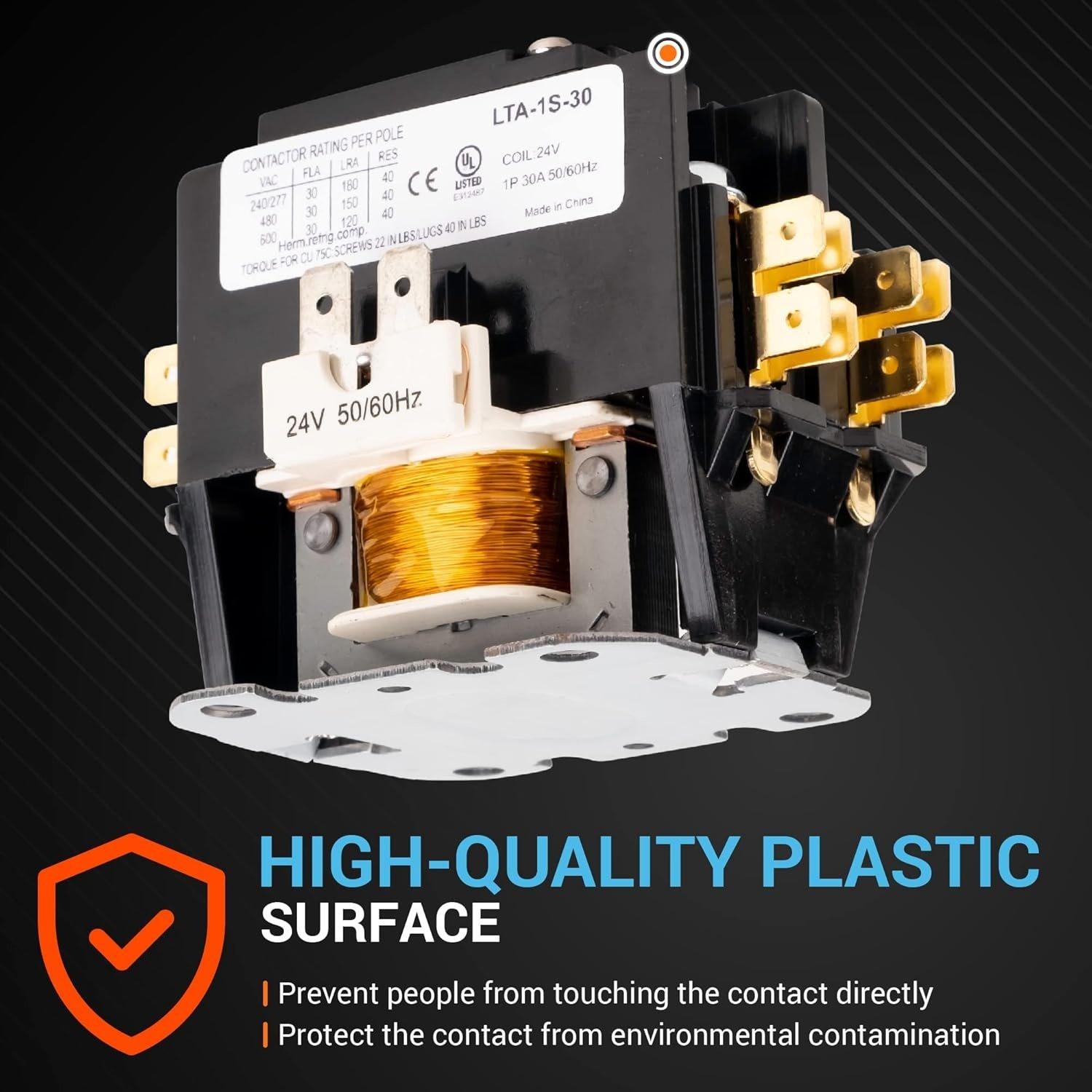 1 Pole 30 Amp 24V Contactor image 6