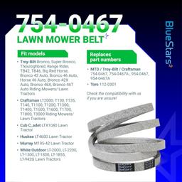 [Lifetime Warranty] Mower Drive Belt 954-0467A 90.8" x 5/8" thumbnail 3