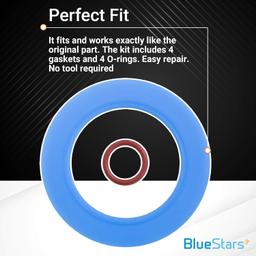 [Lifetime Warranty] 7301111-0070A Flush Valve Seal Kit - Pack of 2 thumbnail 4