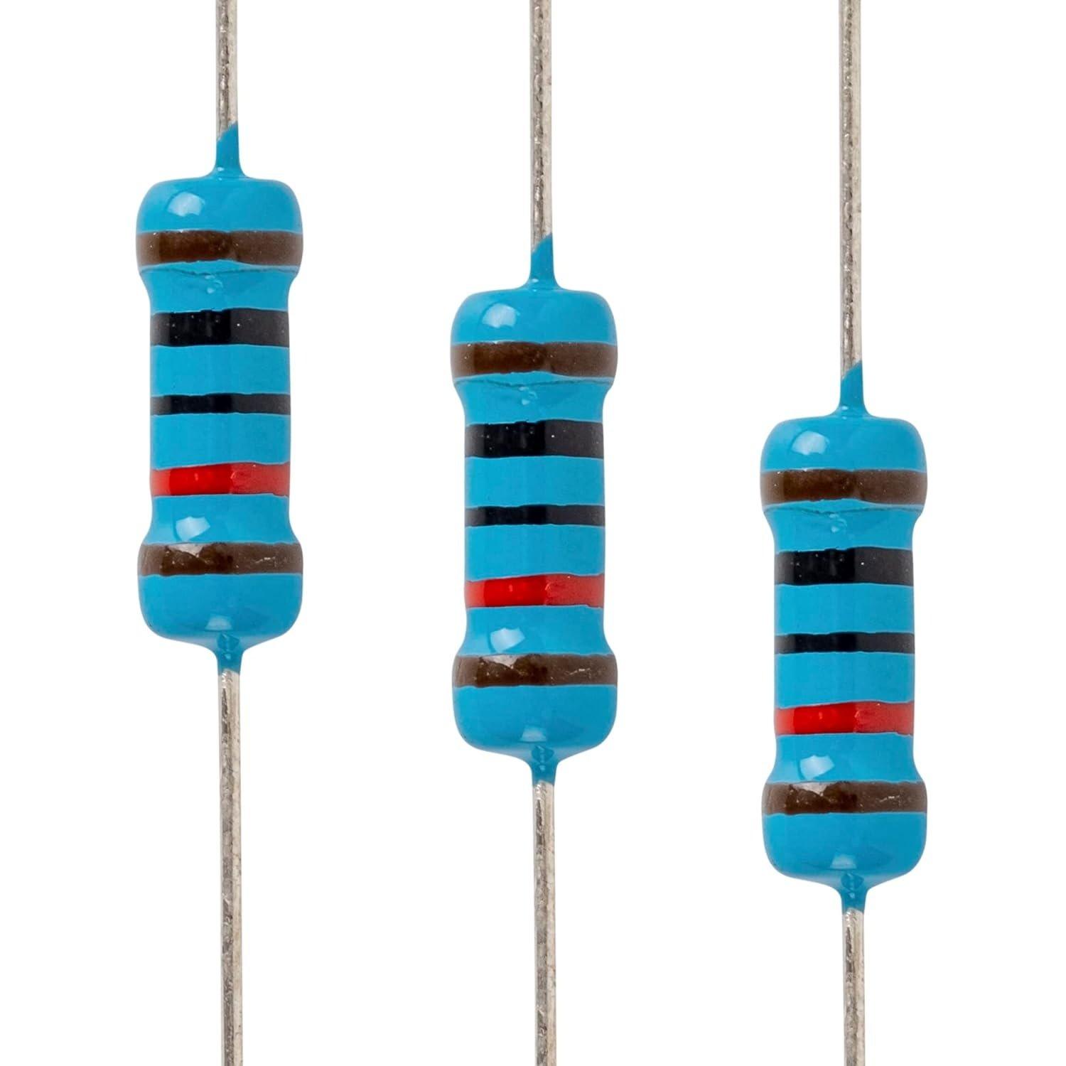 120pcs 1/2W (0.5 Watt) 10k ohm Metal Film Resistor image 0