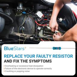 120pcs 1/2W (0.5 Watt) 10k ohm Metal Film Resistor thumbnail 1