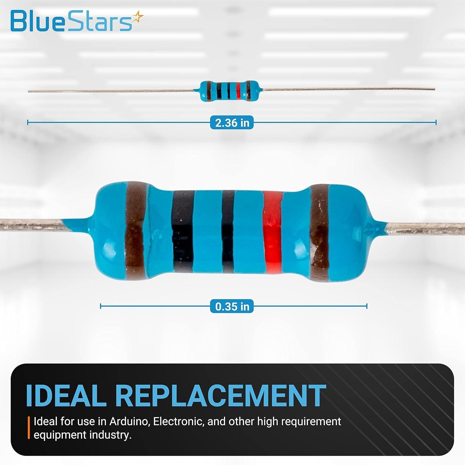 120pcs 1/2W (0.5 Watt) 10k ohm Metal Film Resistor image 2