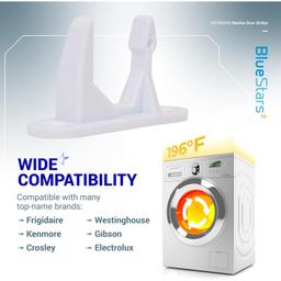 [Lifetime Warranty] 131763310 Washer Door Striker - Compatible with Frigidaire & Kenmore Washers - Replaces 131763300 AP3580441 PS890617 - Pack of 2 thumbnail 6