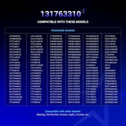 [Lifetime Warranty] 131763310 Washer Door Striker - Compatible with Frigidaire & Kenmore Washers - Replaces 131763300 AP3580441 PS890617 - Pack of 2 thumbnail 1