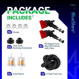 [Lifetime Warranty] 192980GS 90 Degree Fuel Fuel Shut Off Valve Service Kit thumbnail 4