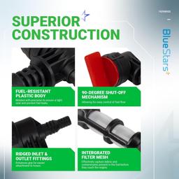 [Lifetime Warranty] 192980GS 90 Degree Fuel Fuel Shut Off Valve Service Kit thumbnail 8