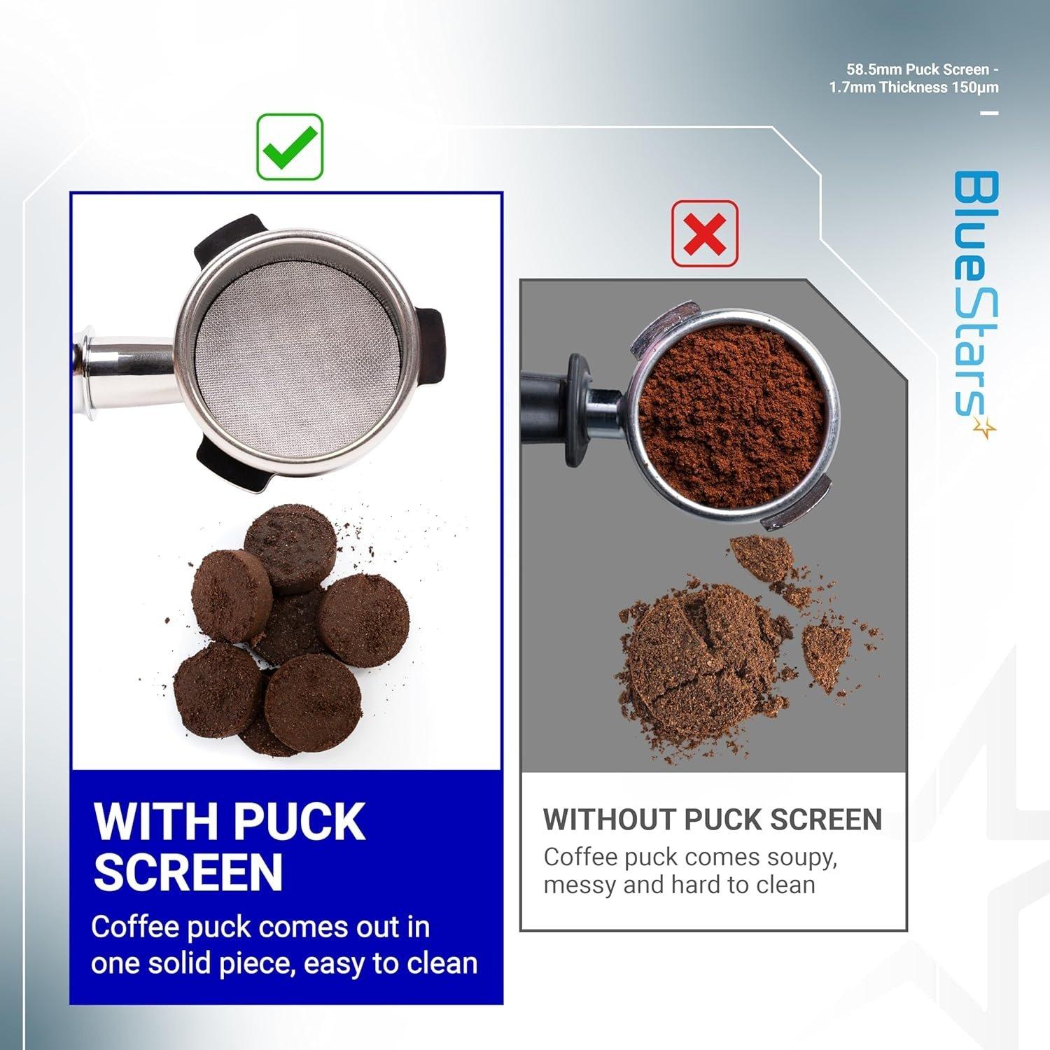 [Lifetime Warranty] 58.5mm Espresso Puck Screen - Pack of 2 image 4