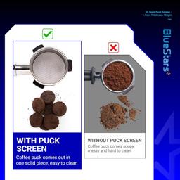 [Lifetime Warranty] 58.5mm Espresso Puck Screen - Pack of 2 thumbnail 3