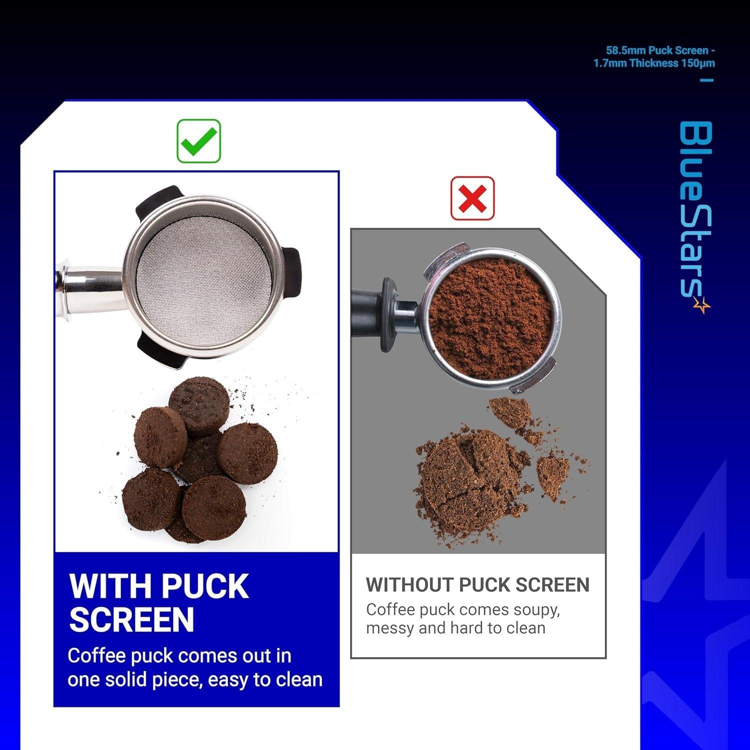 [Lifetime Warranty] 58.5mm Espresso Puck Screen - Pack of 2 image 3