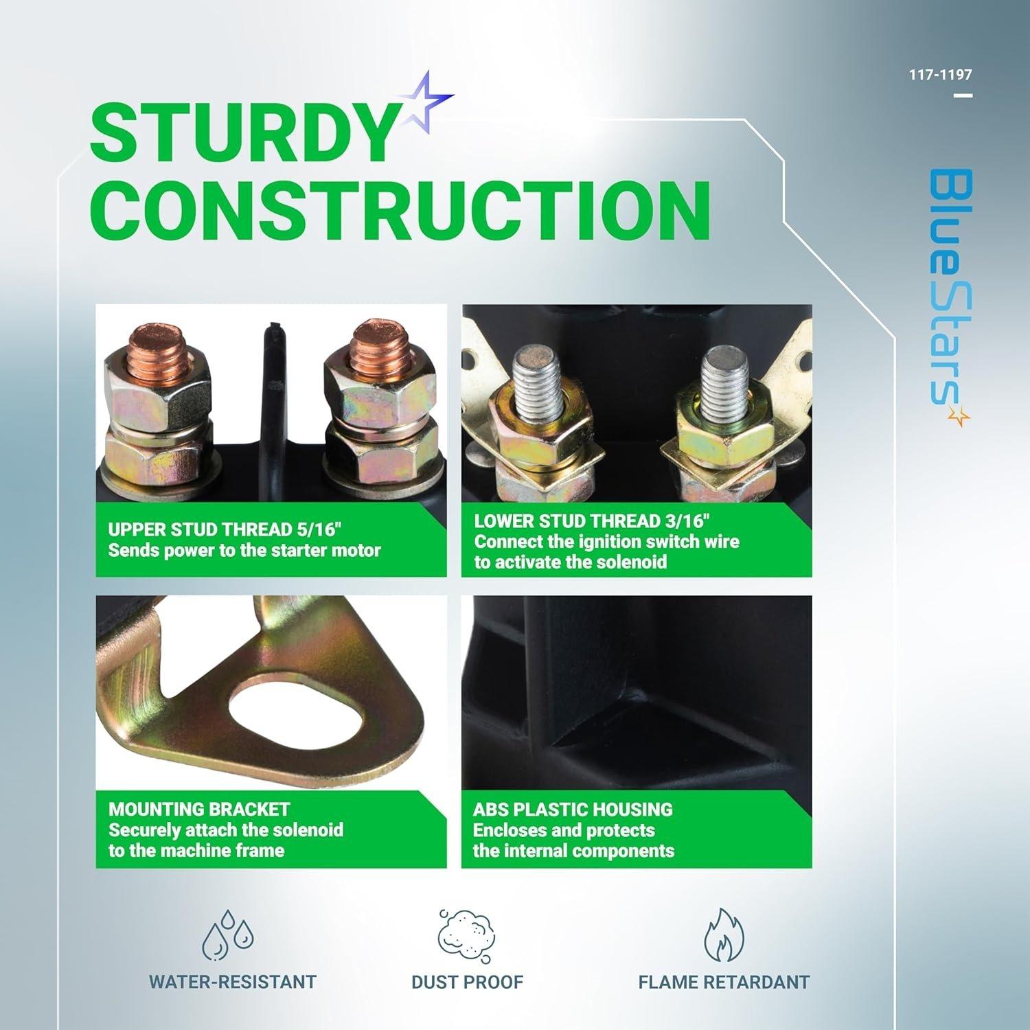 [Lifetime Warranty] 12V 4-Terminal 117-1197 Starter Solenoid image 7