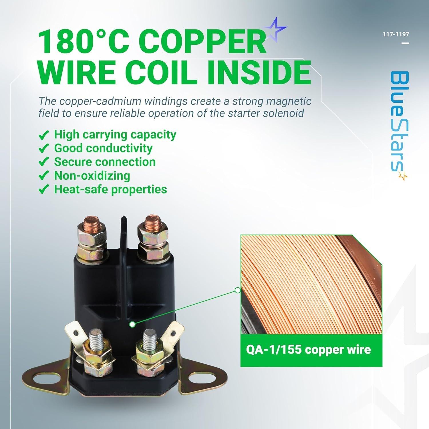 [Lifetime Warranty] 12V 4-Terminal 117-1197 Starter Solenoid image 8