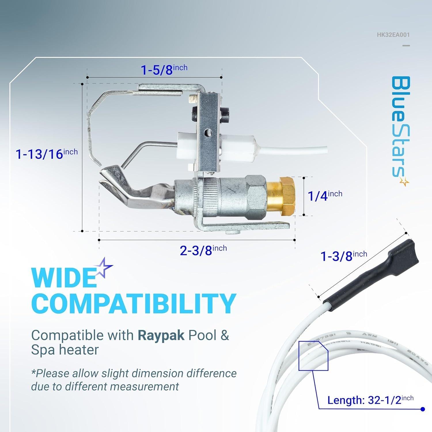 [Lifetime Warranty] 002003F Pilot Natural/Propane Lid Pool Heater Parts image 2