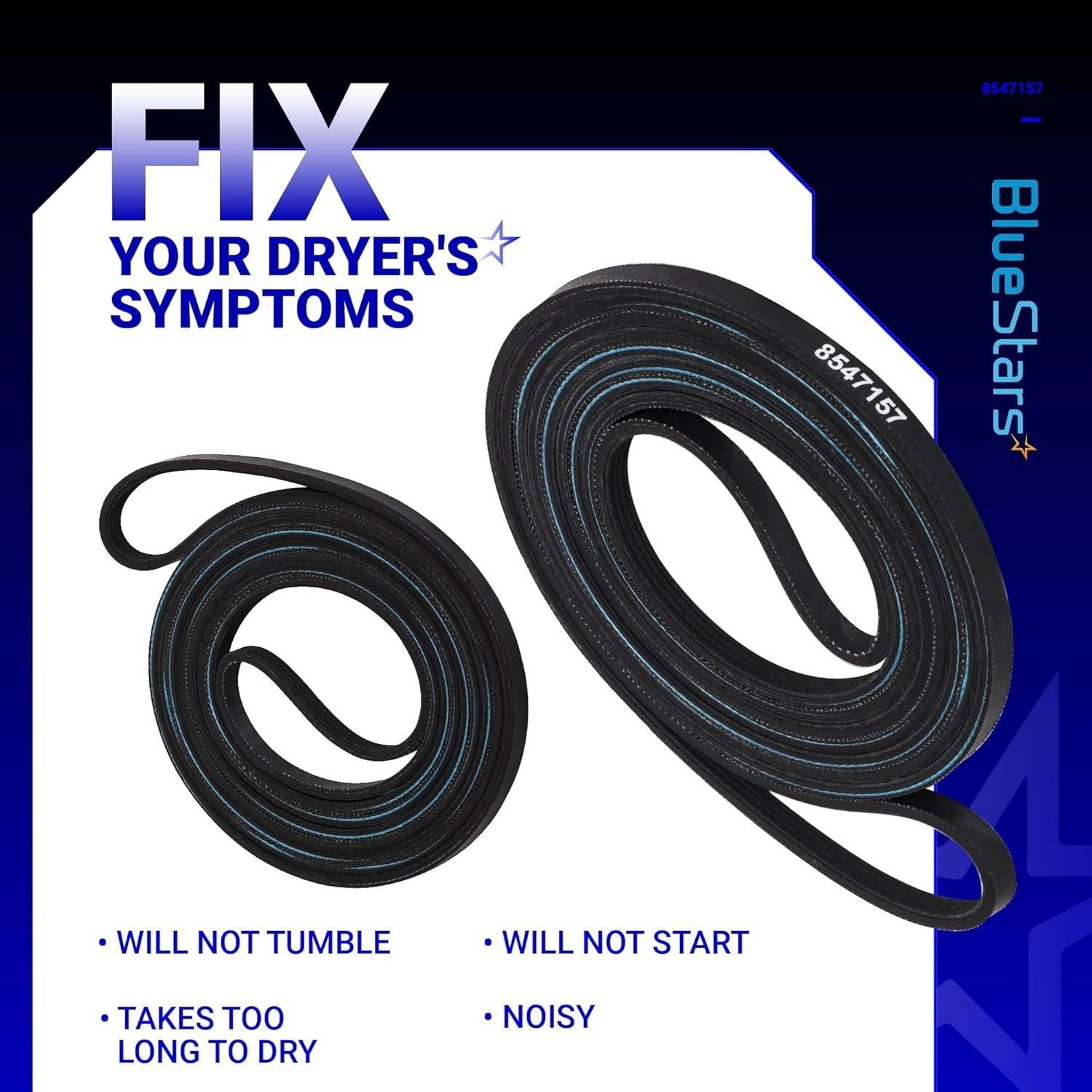 [Lifetime Warranty] 8547157 Dryer Drum Belt 94-Inch Replacement - Compatible with Whirlpool & Kenmore Dryers - Replaces WP8547157 AP6013152 image 5