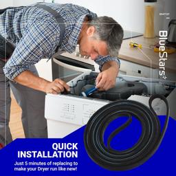 [Lifetime Warranty] 8547157 Dryer Drum Belt 94-Inch Replacement - Compatible with Whirlpool & Kenmore Dryers - Replaces WP8547157 AP6013152 thumbnail 3