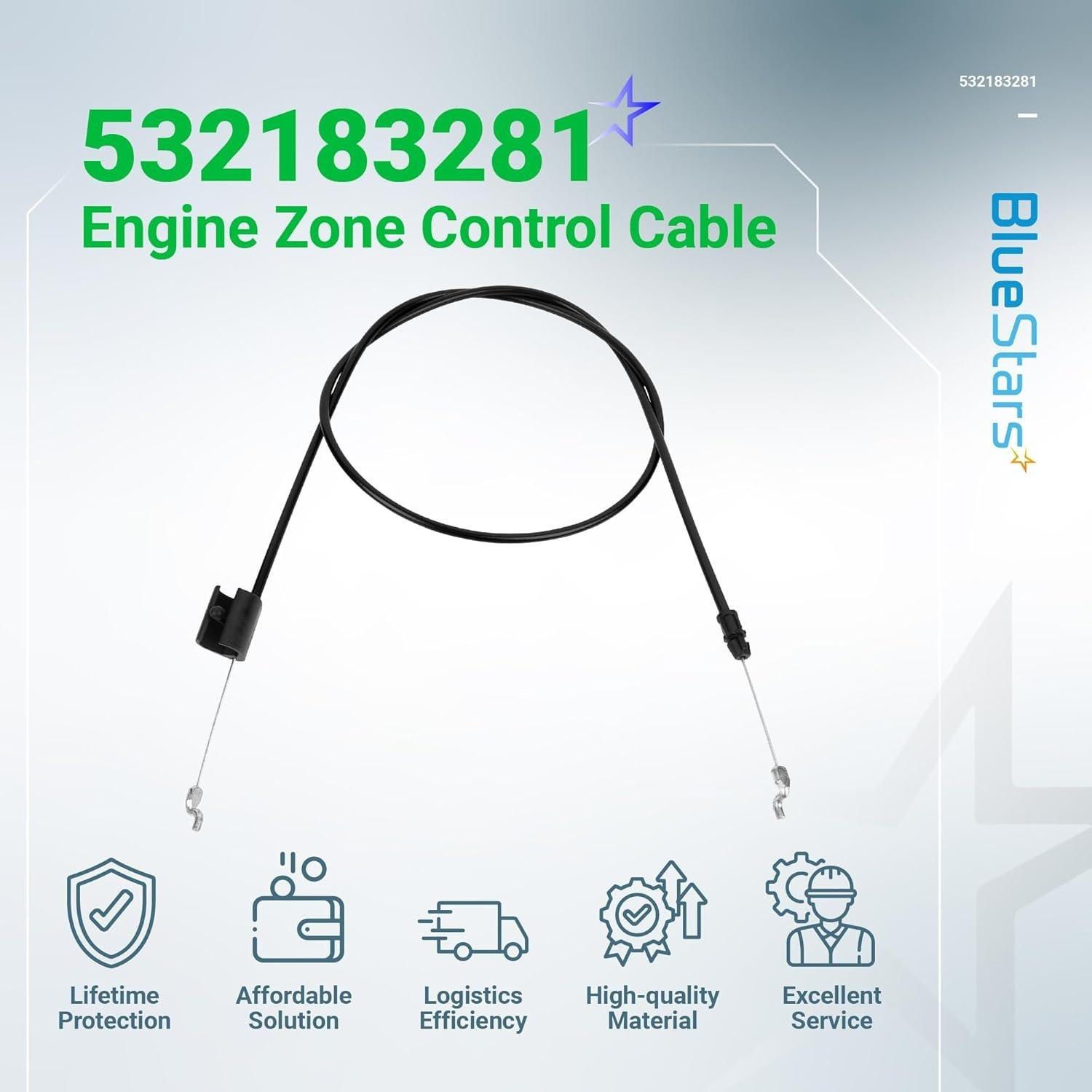 532183281 183281 Engine Zone Control Cable image 1