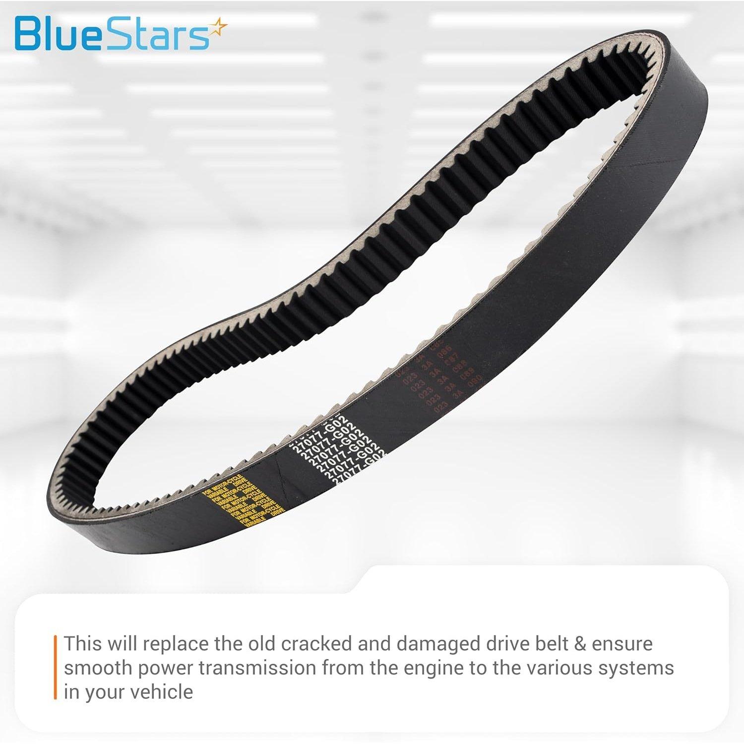 [Lifetime Warranty] Golf Cart Drive Belt Replaces 27077 image 1
