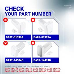 [Lifetime Warranty] DA97-14474A DA97-14474C DA97-12604D Ice Bucket - for Samsung RF25, RF26, RF28 Series Refrigerators RF26J7500SR, RF28HFEDTSR, RF265BEAESR - Replaces DA97-21040A, AP6034185 thumbnail 5