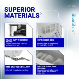 [Lifetime Warranty] DA97-14474A DA97-14474C DA97-12604D Ice Bucket - for Samsung RF25, RF26, RF28 Series Refrigerators RF26J7500SR, RF28HFEDTSR, RF265BEAESR - Replaces DA97-21040A, AP6034185 thumbnail 8