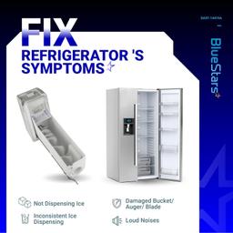 [Lifetime Warranty] DA97-14474A DA97-14474C DA97-12604D Ice Bucket - for Samsung RF25, RF26, RF28 Series Refrigerators RF26J7500SR, RF28HFEDTSR, RF265BEAESR - Replaces DA97-21040A, AP6034185 thumbnail 7