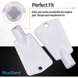 [Lifetime Warranty] 297147700 Refrigerator Door Lock Key - Compatible with Frigidaire Kenmore Electrolux Freezers - Replaces AP4301346, PS1991481, 216702900, 06599905, 08037402, 1259502 - Pack of 2 thumbnail 3