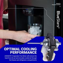 [Lifetime Warranty] 240369701 Refrigerator Evaporator Fan Motor - Compatible with Frigidaire Kenmore Electrolux Refrigerators - Replaces AP4700070 PS3419839 5303918549 thumbnail 3