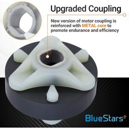 [Lifetime Warranty] 3363394 Washer Drain Pump & 285753A Core Motor Coupling Kit - Compatible with Whirlpool Kenmore Washers - Replaces 3352492 3348215 3348014 3348015 WP3363394 thumbnail 2