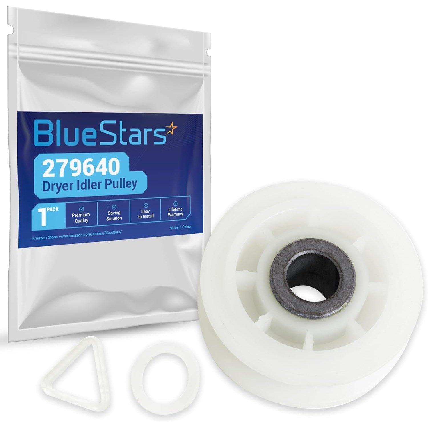 [Lifetime Warranty] 279640 Dryer Idler Pulley Replacement - Compatible with Whirlpool & Kenmore Dryers - Replaces 3388672 697692 AP3094197 W10468057 image 0