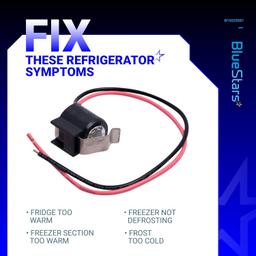 [Lifetime Warranty] W10225581 Refrigerator Bimetal Defrost Thermostat Replacement - Compatible with Whirlpool Kenmore - Replaces WPW10225581 PS11750673 AP6017375 2188824 2321799 W10260437 thumbnail 3
