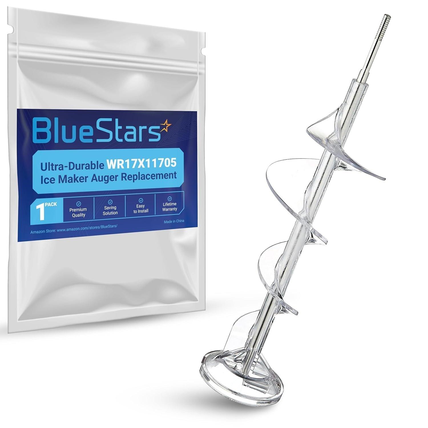 [Lifetime Warranty] WR17X11705 Ice Maker Auger Replacement - Compatible with GE Hotpoint Refrigerators - Replaces WR17X11939 PS1018130 AP3849786 AP3672963 image 0