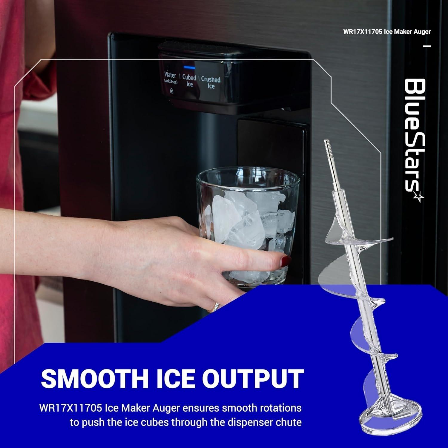 [Lifetime Warranty] WR17X11705 Ice Maker Auger Replacement - Compatible with GE Hotpoint Refrigerators - Replaces WR17X11939 PS1018130 AP3849786 AP3672963 image 5