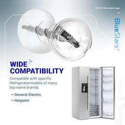 [Lifetime Warranty] WR17X11705 Ice Maker Auger Replacement - Compatible with GE Hotpoint Refrigerators - Replaces WR17X11939 PS1018130 AP3849786 AP3672963 thumbnail 1