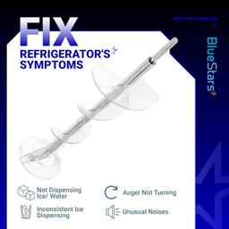 [Lifetime Warranty] WR17X11705 Ice Maker Auger Replacement - Compatible with GE Hotpoint Refrigerators - Replaces WR17X11939 PS1018130 AP3849786 AP3672963 thumbnail 4