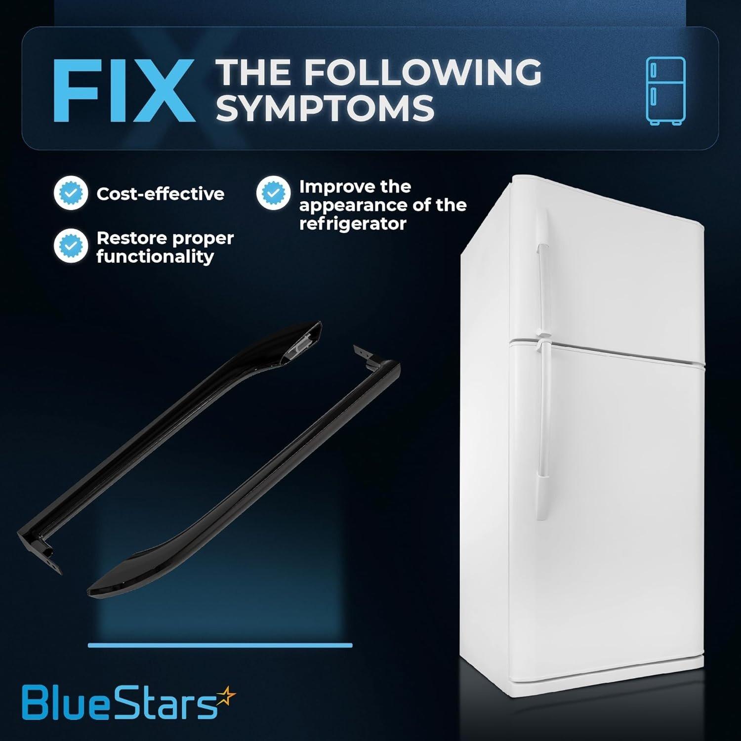 [Lifetime Warranty] 5304506471 Refrigerator Door Handle - Replace 5304486361 5304504509 5304504510 5304510039 242059503 242059506 AP6036332 PS11770475 5304510041 4390912 PS11731976 EAP11731976 - Pack of 2 image 3