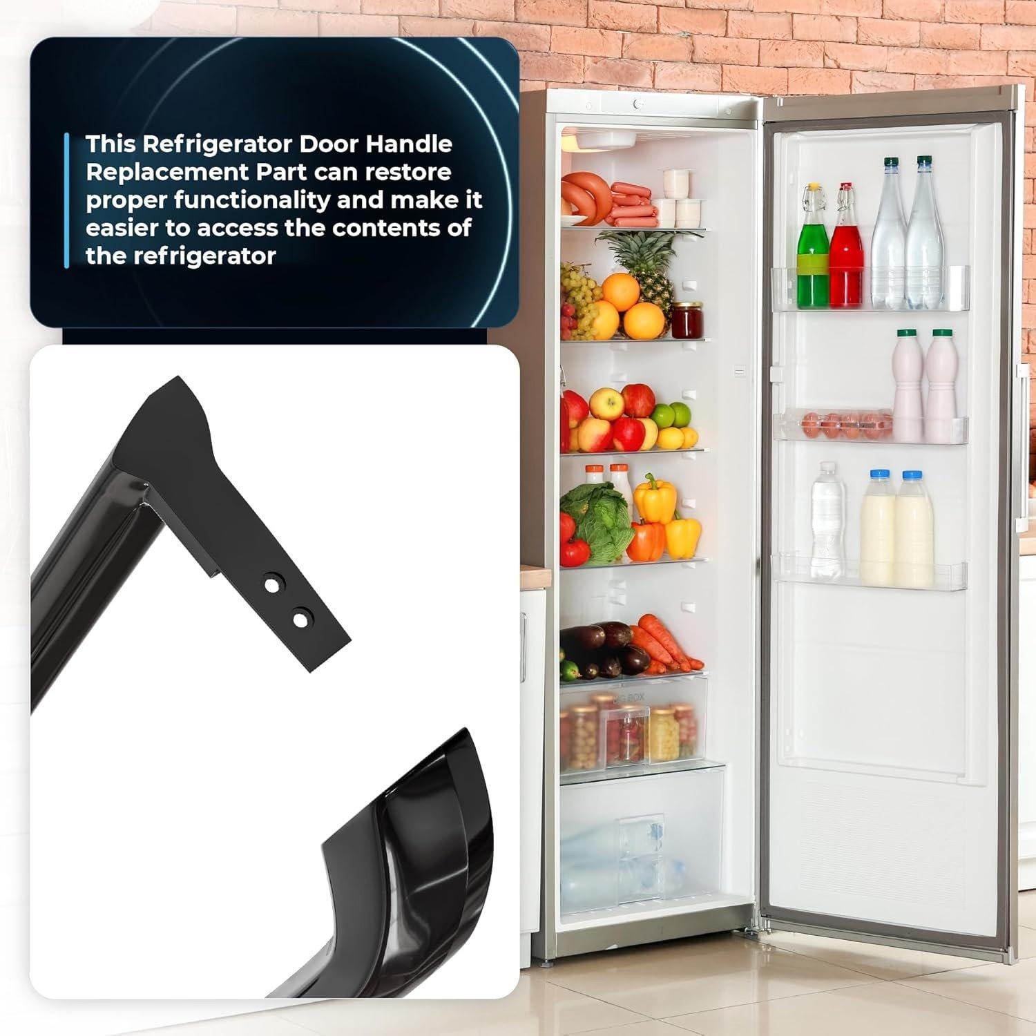 [Lifetime Warranty] 5304506471 Refrigerator Door Handle - Replace 5304486361 5304504509 5304504510 5304510039 242059503 242059506 AP6036332 PS11770475 5304510041 4390912 PS11731976 EAP11731976 - Pack of 2 image 7