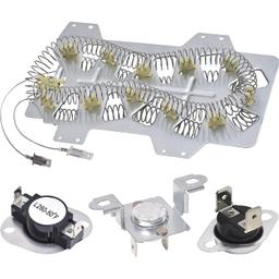 [Lifetime Warranty] DC47-00019A Dryer Heating Element Kit for Samsung Dryers DVE50R5200W/A3 DVE50R5400V/A3 DV42H5200EP/A3 DV45H7000EW/A2 DV42H5000EW/A3 DV42H5200EW/A3 thumbnail 0